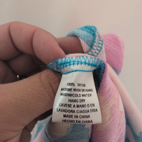 Cozy Co. Blue Floral Wide-Leg Jumpsuit - Size M (NWT) - Picture 8 of 8